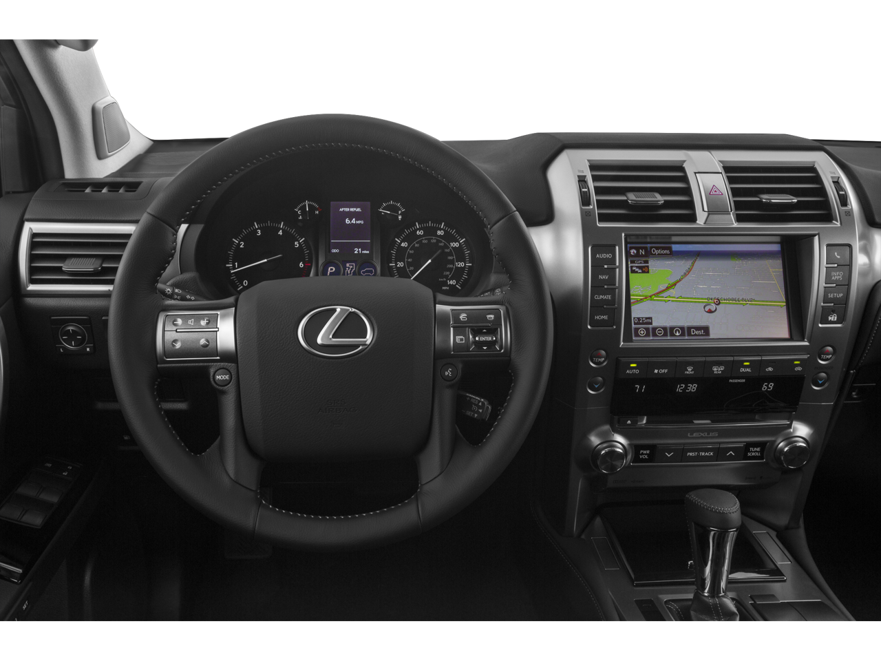 2015 Lexus GX 460 — interior view