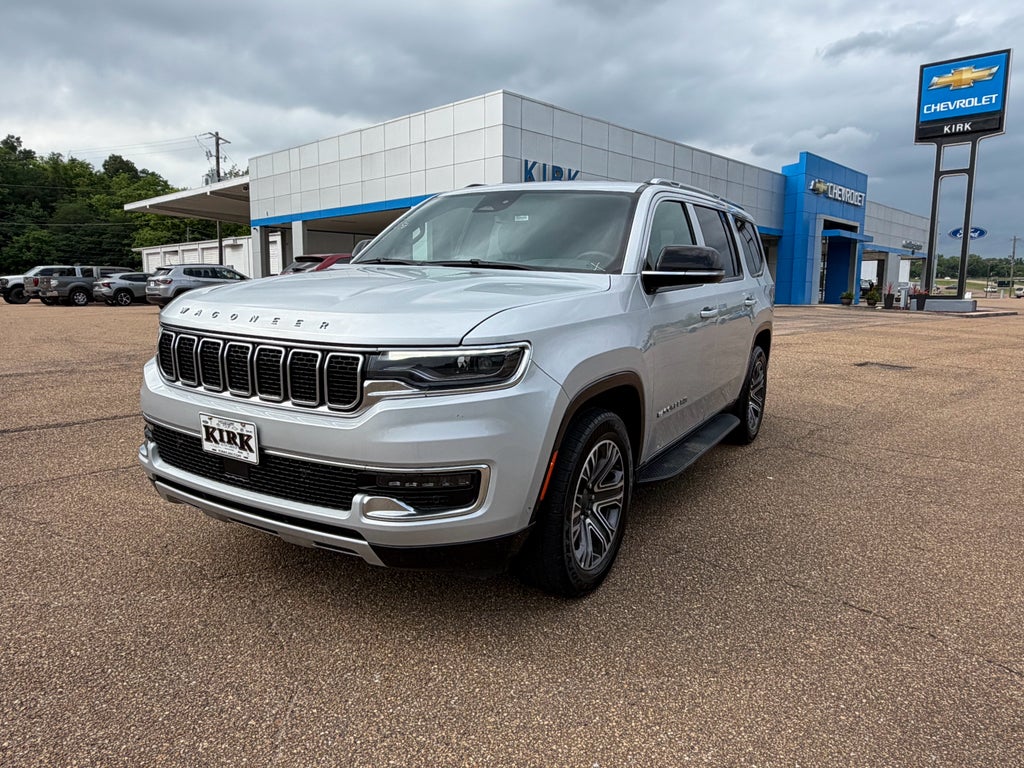 2024 Jeep Wagoneer Series II in Silver — front three-quarter view