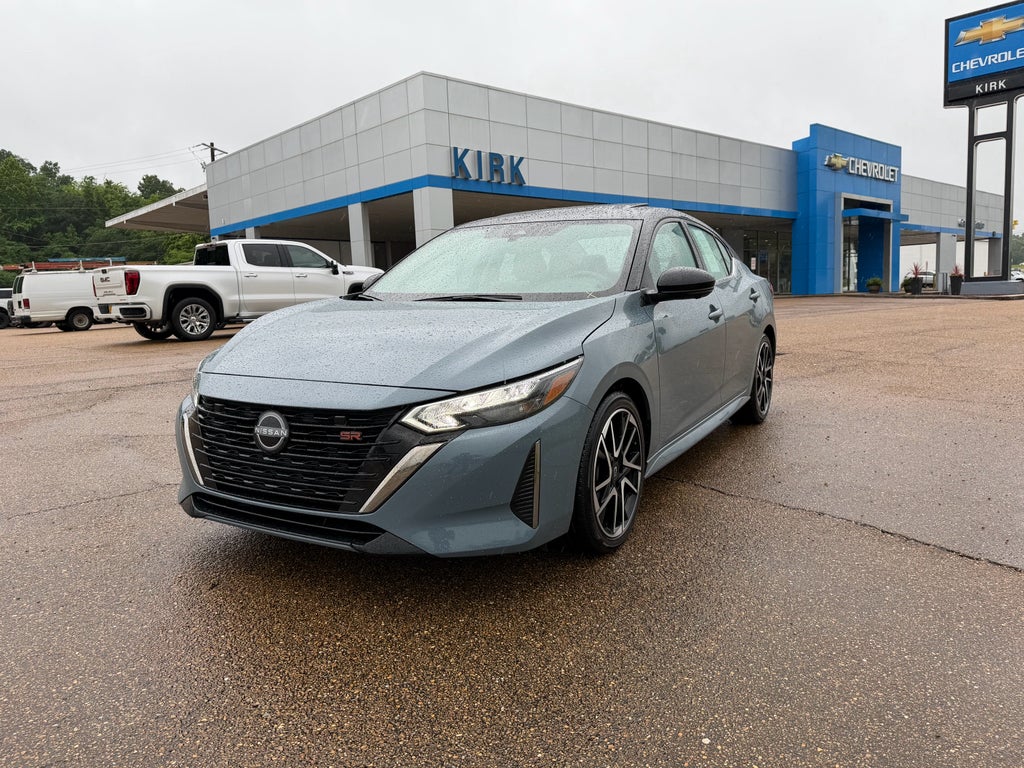 2024 Nissan Sentra SR in Gray — front three-quarter view