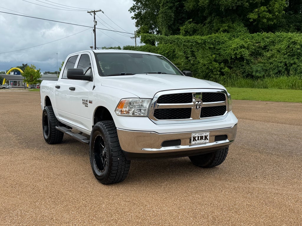 2019 RAM 1500 Classic Tradesman in Bright White Clearcoat — front three-quarter view